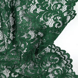 Festoed lace Judith Vert fir