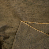 Doupion de soie et coton beige et noir
