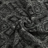 100% boiled wool black and gray moldings