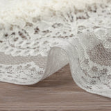 Dentelle polyester Amélie blanc cassé