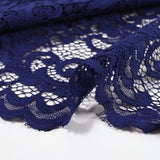 Dentelle festonnée Judith bleu roi