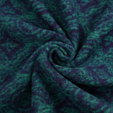 100% boiled wool indigo and turquoise moldings