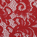 Dentelle festonnée Judith rouge