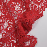 Dentelle festonnée Judith rouge