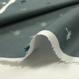 Fondo de ratón gris de algodón con estampado de palma