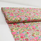 Liberty ® cotton Elysian day fuchsia and green by the meter