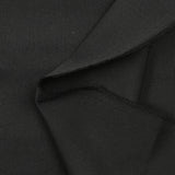 Crêpe sergé polyviscose thermocollé Barbara noir