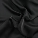 Mousseline 100% soie satinée noir