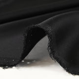 Mousseline 100% soie satinée noir