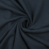 Jersey de coton texturé bleu marine