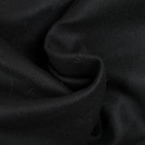 Drap de laine sergé noir