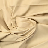 Beige cotton poplin