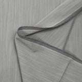 Chambray de polyviscose flammé gris
