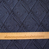 Jean's coton spirale marine