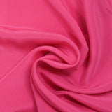Crêpe satiné 100% soie fuchsia