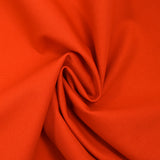 Toile 100% coton orange feu