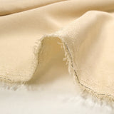 Sand light polyester satin crepe