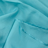 Polycoton satiné Caty turquoise