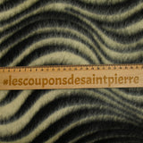 Laine mohair zébra écru et noir