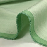 Chambray de polyviscose flammé vert