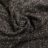 100% Laine fantaisie marron noir et écru