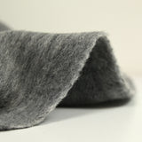 Laine mohair à carreaux gris