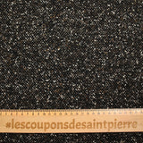 100% Laine fantaisie marron noir et écru