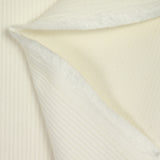 Velours côtelé coton 3 mm blanc cassé