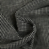 Polycoton fantaisie noir et blanc
