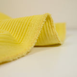 Velours 100% coton côtelé jaune
