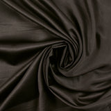 Satin de polyester léger marron café