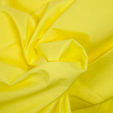 Polycoton froissé jaune poussin