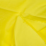 Polycoton froissé jaune poussin