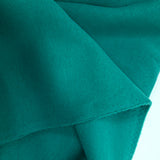 Dark green thick minkee fabric