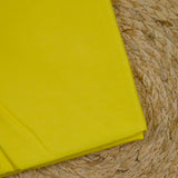 Polycoton froissé jaune poussin
