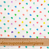 Cotton stung printed rainbow