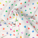 Cotton stung printed rainbow