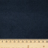 Velours côtelé coton 2 mm bleu marine