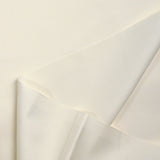 Popeline de coton satinée blanc cassé