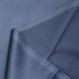 Popeline de coton satinée bleu jeans