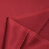 Popeline de coton satinée bordeaux