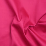 Fuchsia Satin Cotton Popeline