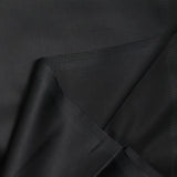 Poplina de algodón de satén negro
