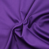 Popeline de coton satinée violet