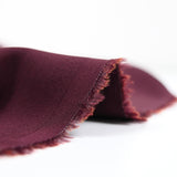 Crêpe de laine lie de vin