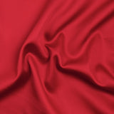 Poplina de algodón satinado rojo