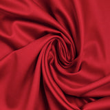 Poplina de algodón satinado rojo