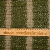 Dentelle plissée polyester Vittoria kaki