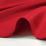 Poplina de algodón satinado rojo