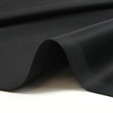 Poplina de algodón de satén negro